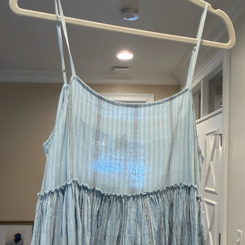 Maku Light Blue Maxi Dress - Picture 3 of 7